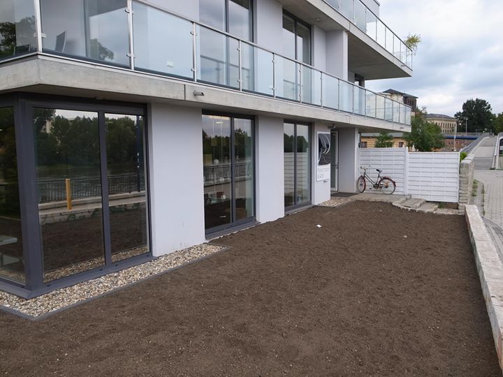 Unser Vorgarten nimmt langsam Gestalt an: